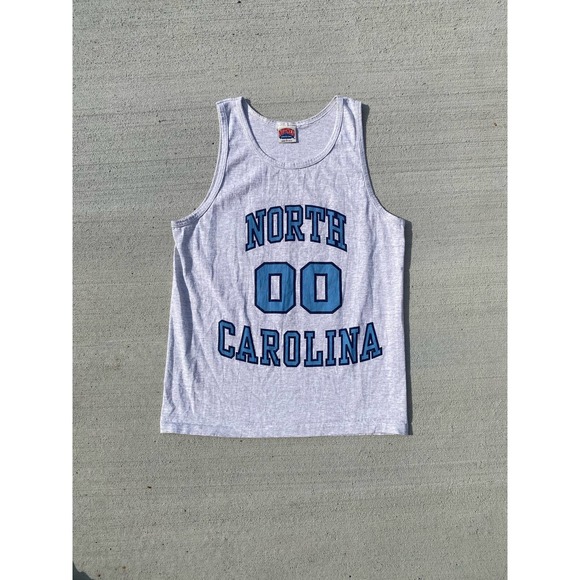 Vintage 90s nutmeg mills North Carolina Tar Heels tank top - Picture 1 of 4